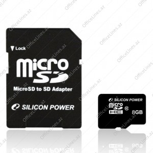 Mobil kart "Silicon Power Micro-SD" 8GB